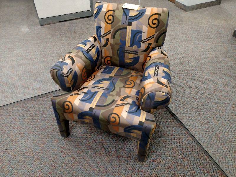 Overstuffed Arm Chair...