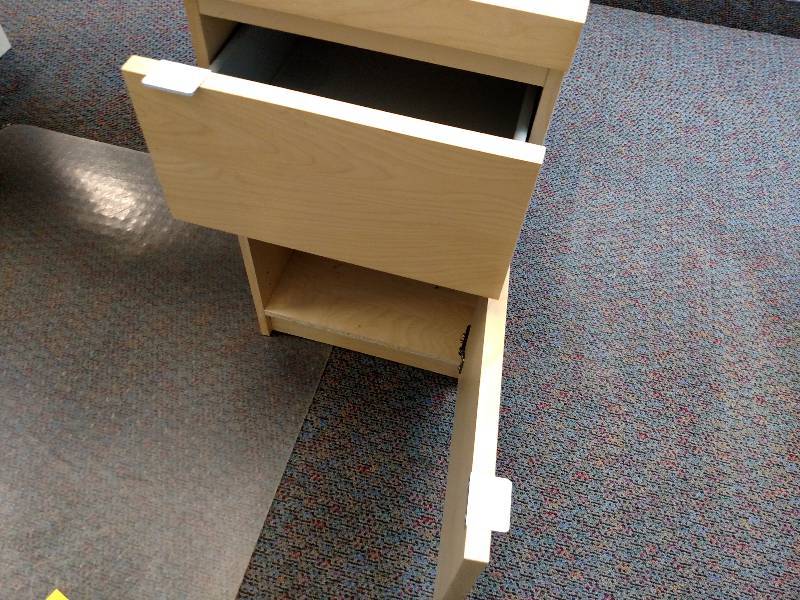 Wood Desk, 55 x 25.5...