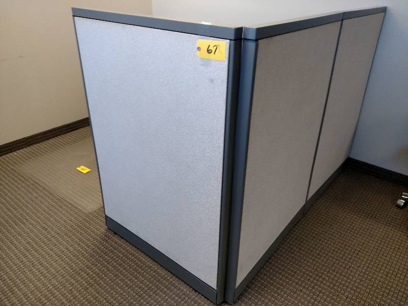 Steelcase Cubicle, Approx. 96 x 75 ...