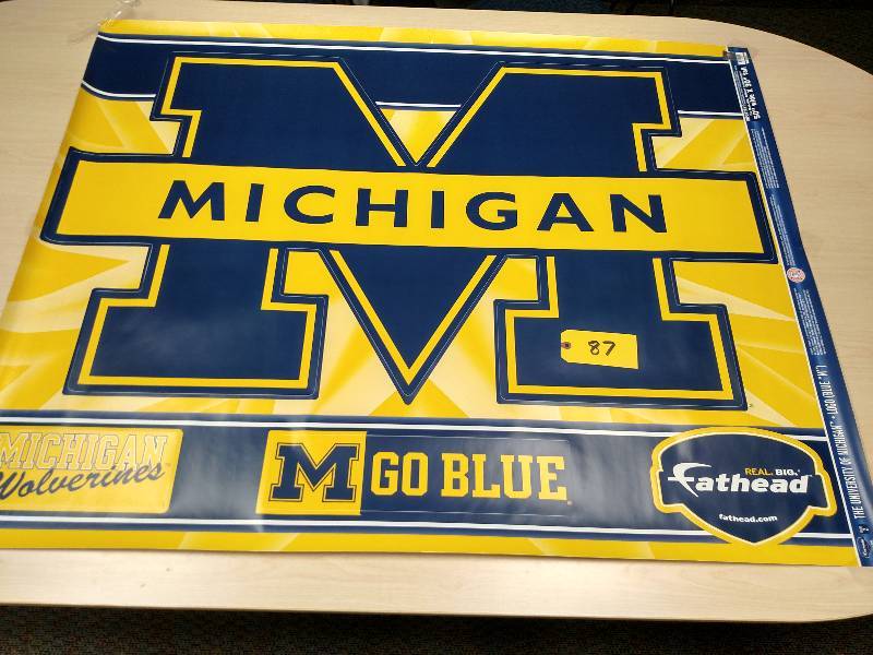 Michigan Wolverines Fat Head Wall G...