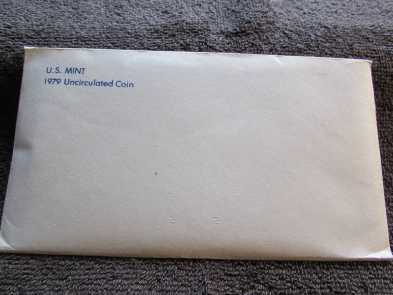1979 US MINT UNCIRCULATED COIN SET, 12 COINS P& D