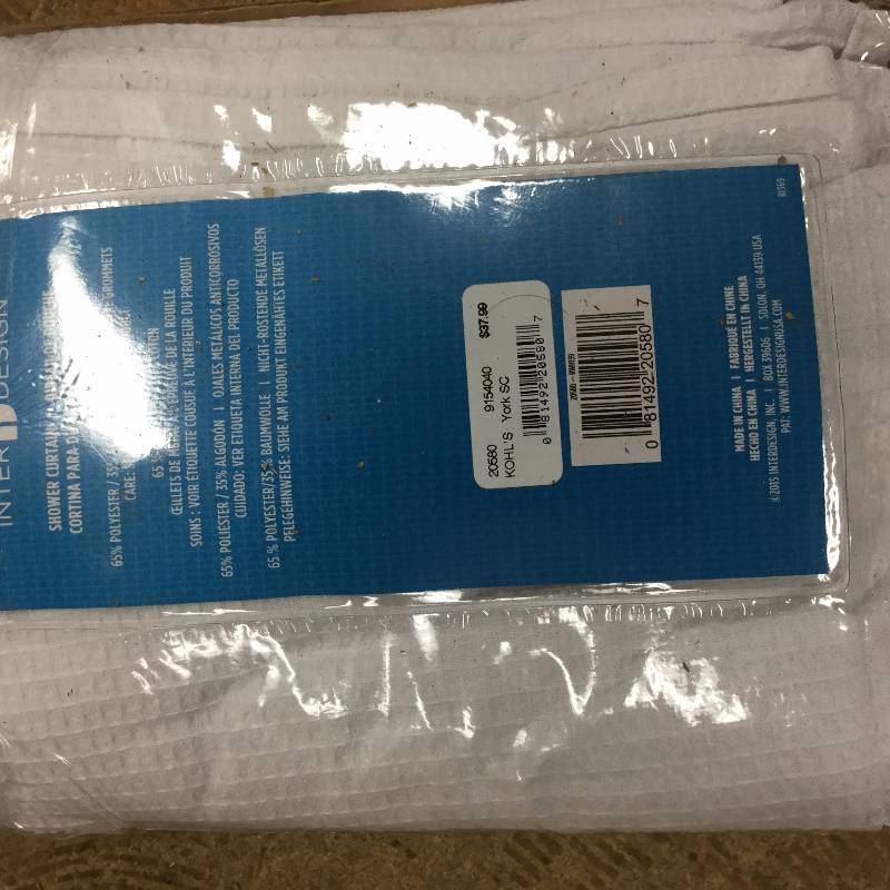 Interdesign Fabric Shower Curtain