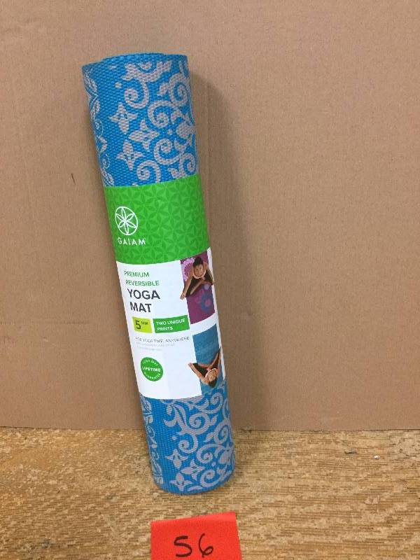 GAIAM Yoga Mat two unique prints