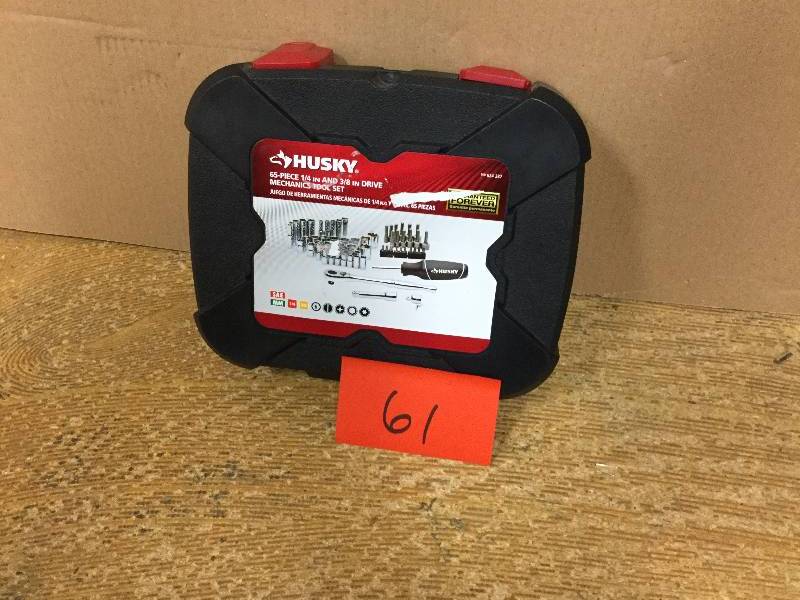 Husky 65 pc mechanic tool set