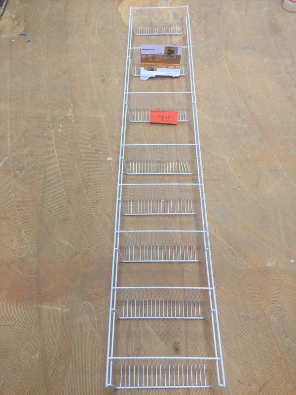 ClosetMaid 8Tier 12 in. W Wall Rack Never used