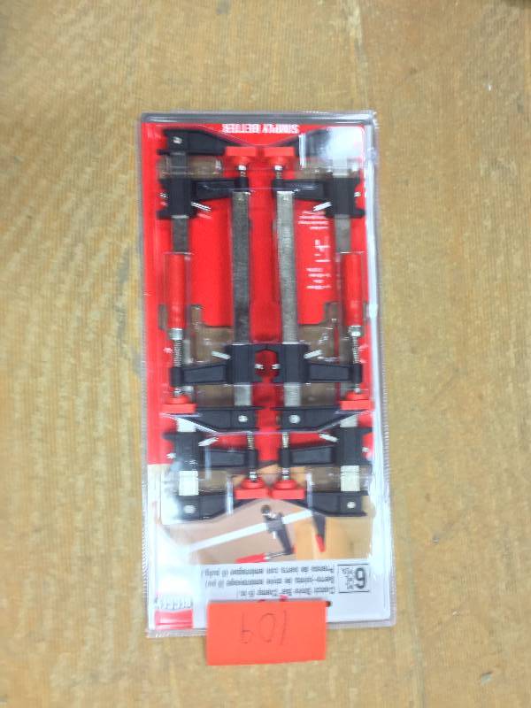 Bessey Clutch Clamp Set 6 Pc GSCC6PK 6 in New Sealed package