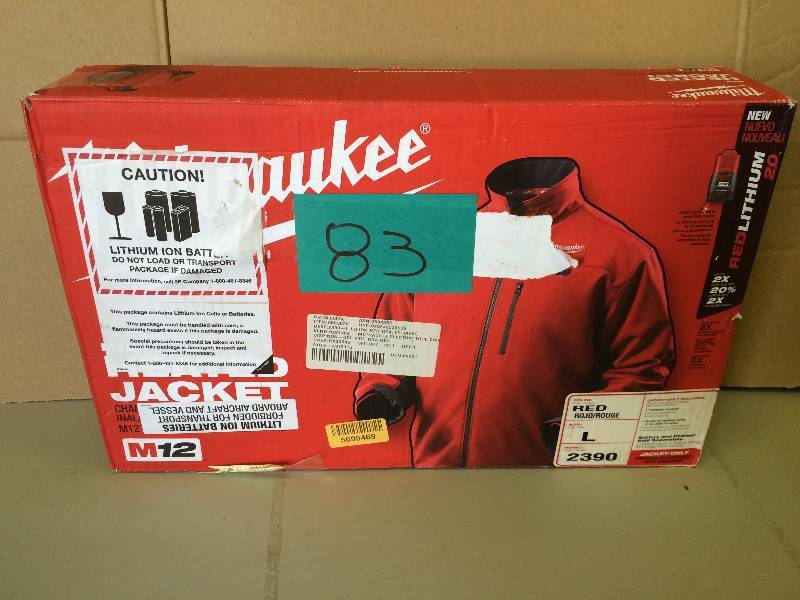 Milwaukee Heated Jacket 2390  Battery and Charger included Size Large