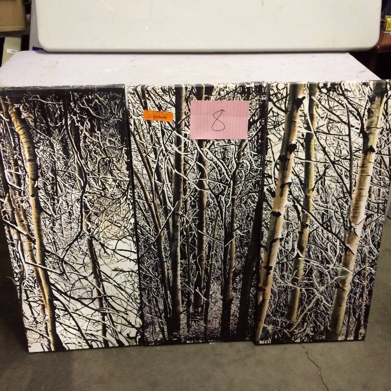 Aspen Winter Multi-Panel Canvas Art Set by Roderick Stevens transitional-prints