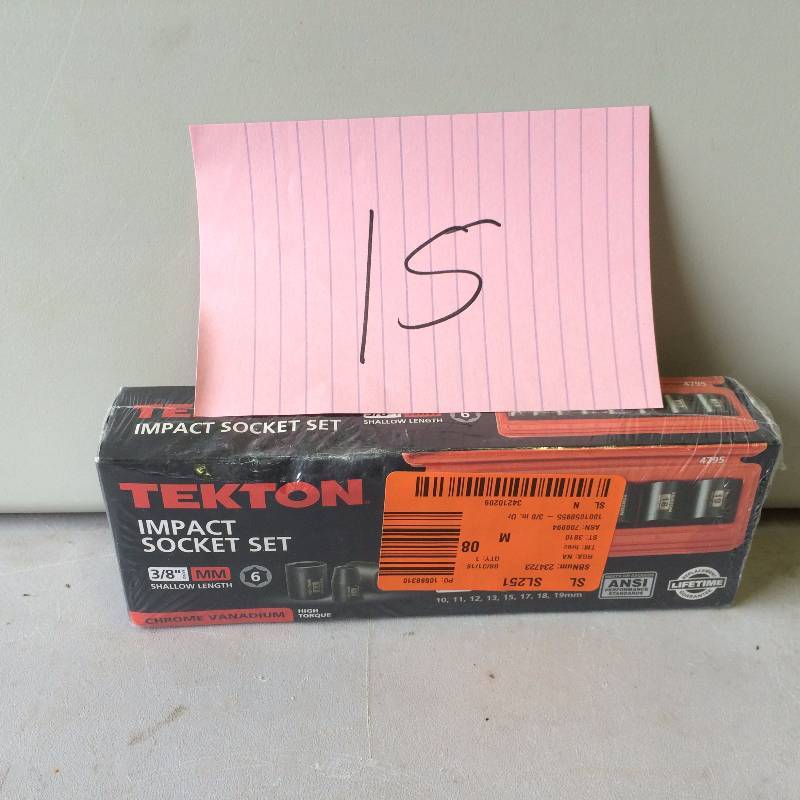 Tekton Impact Socket Set New