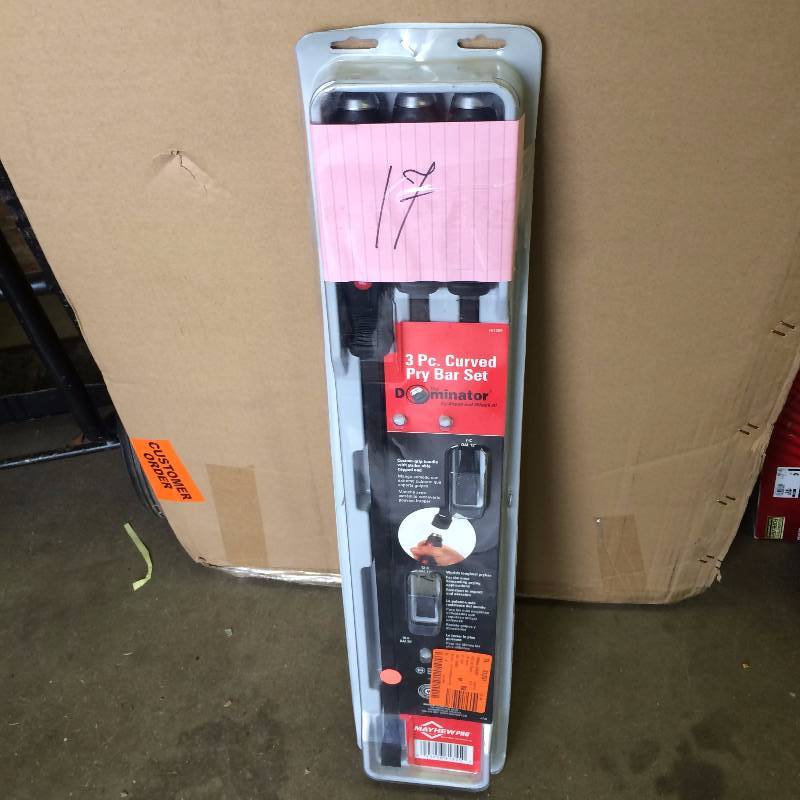 Dominator Screwdriver Pry Bar Sets Open Pkg not used