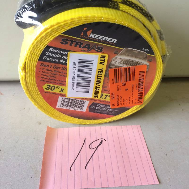 KEEPER-30-FT-RECOVERY-STRAP-10000-LBS New Sealed Pkg