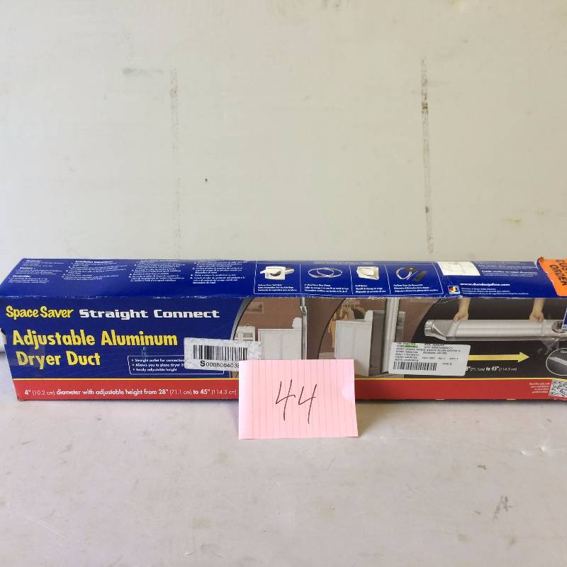 Space Saver Adjustable Aluminum Dryer Duct