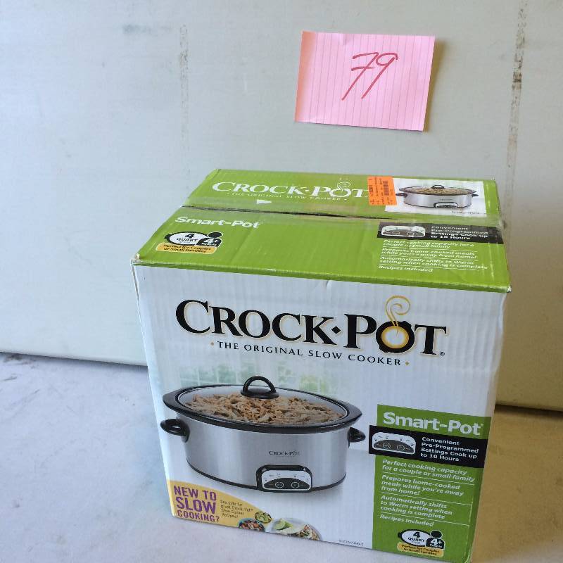 Crock Pot - Smart Pot 4 QT Stainless Steel