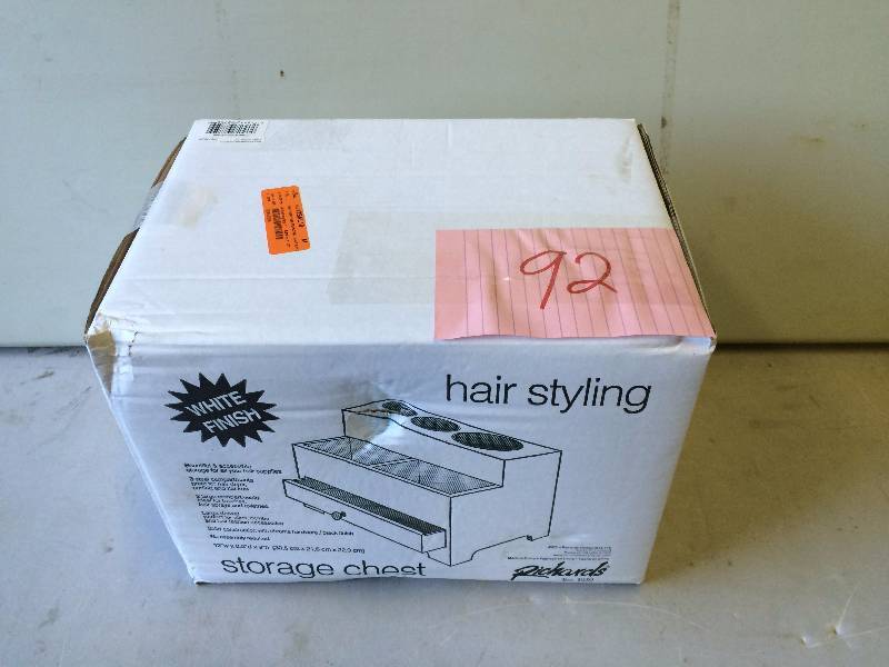 Hair Styling Storage Chest Never used