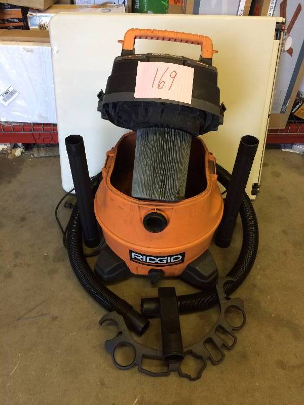 Ridgid WD1451 Wet Dry Shop Vac Used in working condition