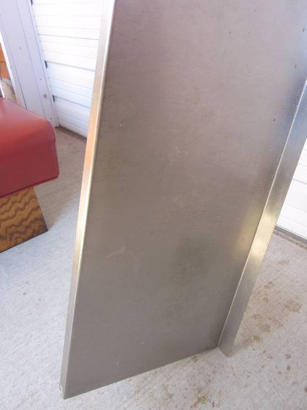lot 3 image: Stainless Steel Wall shelf