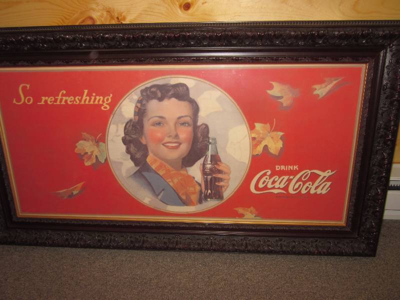 lot 16 image: 2 Vintage Coke Prints