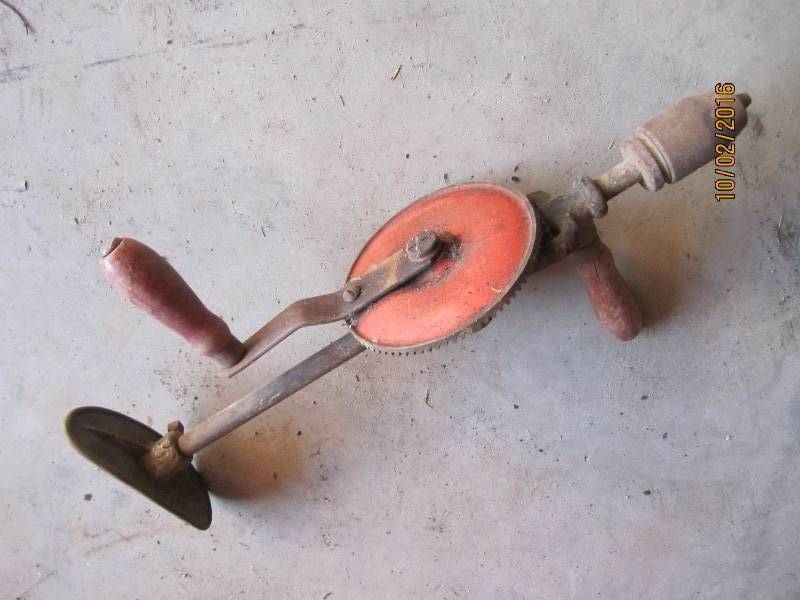 lot 49 image: Antique hand drill ...