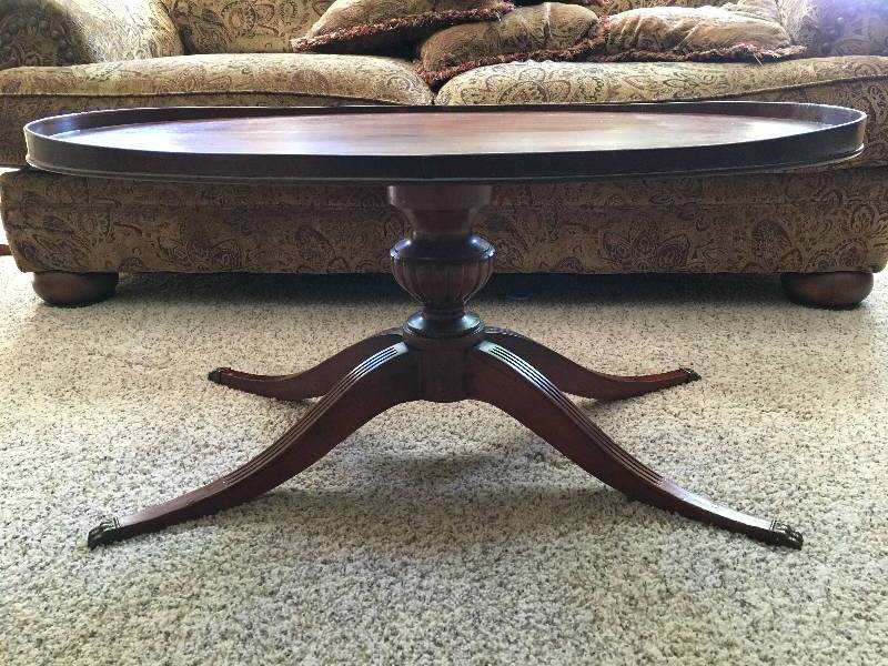 lot 1 image: Antique Coffee Table