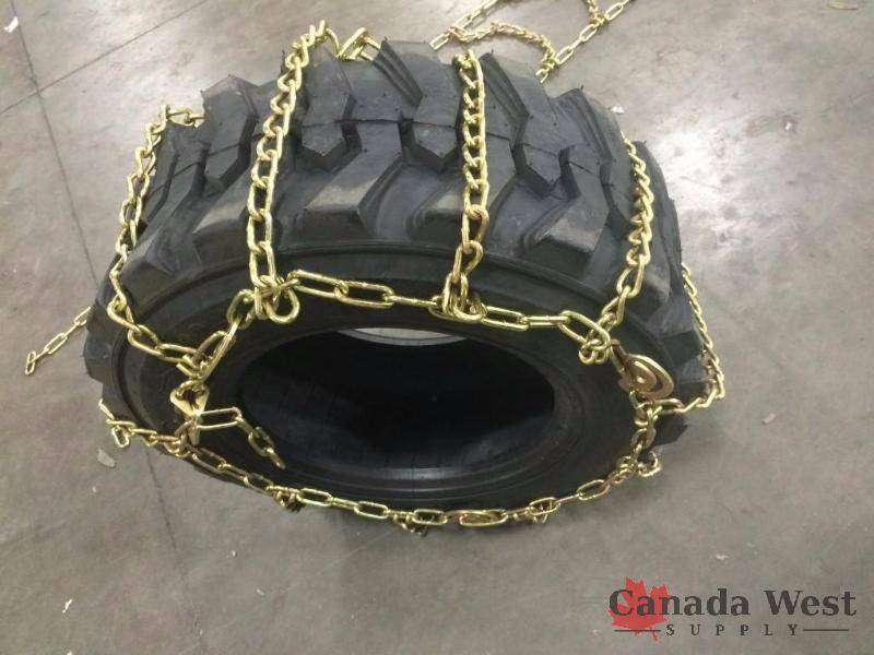 NEW 4 X SKID STEER TIRE CHAINS 12X16.5 OR 10X16.5 WITH CAM LOCKS Case