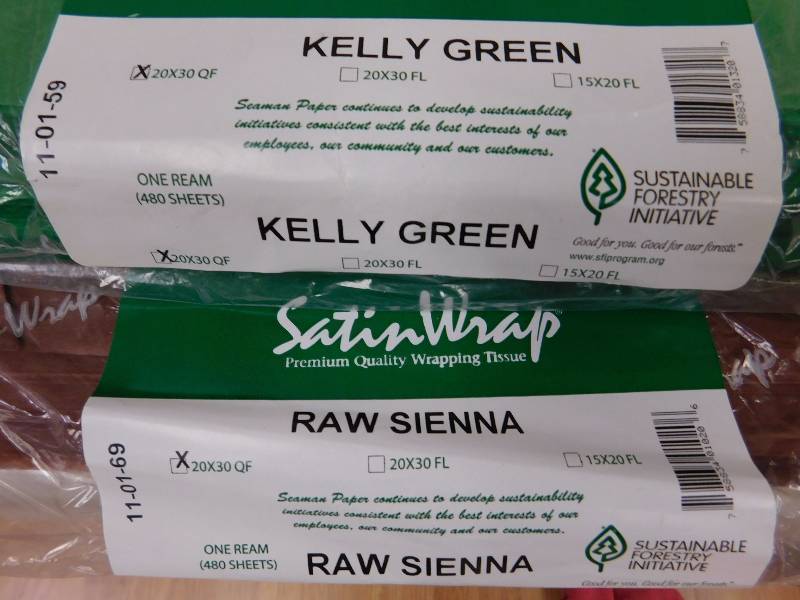 Two Reams of Satin Wrap Tissue Paper 20 x 30
