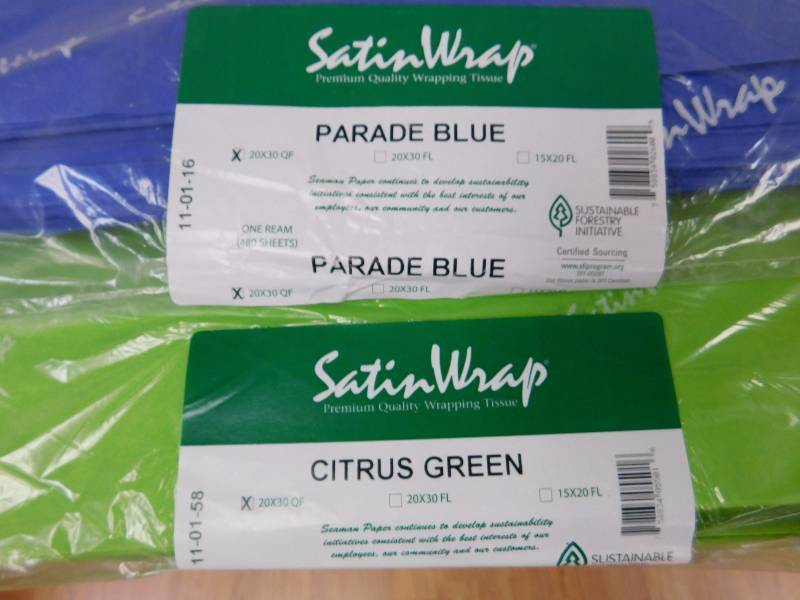 Two Reams of Satin Wrap Tissue Paper 20 x 30