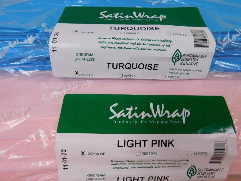 Two Reams of Satin Wrap Tissue Paper 20 x 30