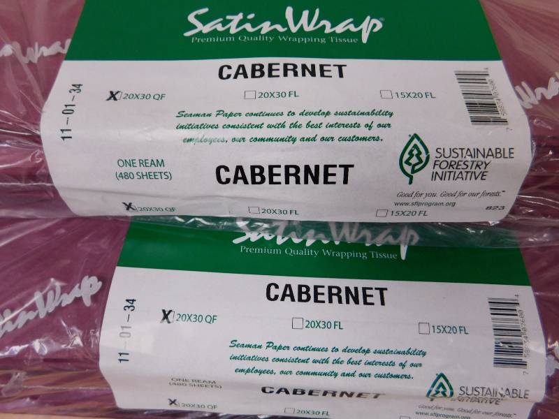 Two Reams of Satin Wrap Tissue Paper 20 x 30
