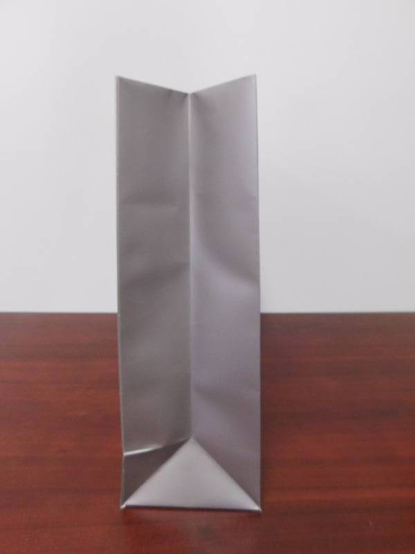 Matte Platinum Shopping Bags - 16 x 4.75 x 13