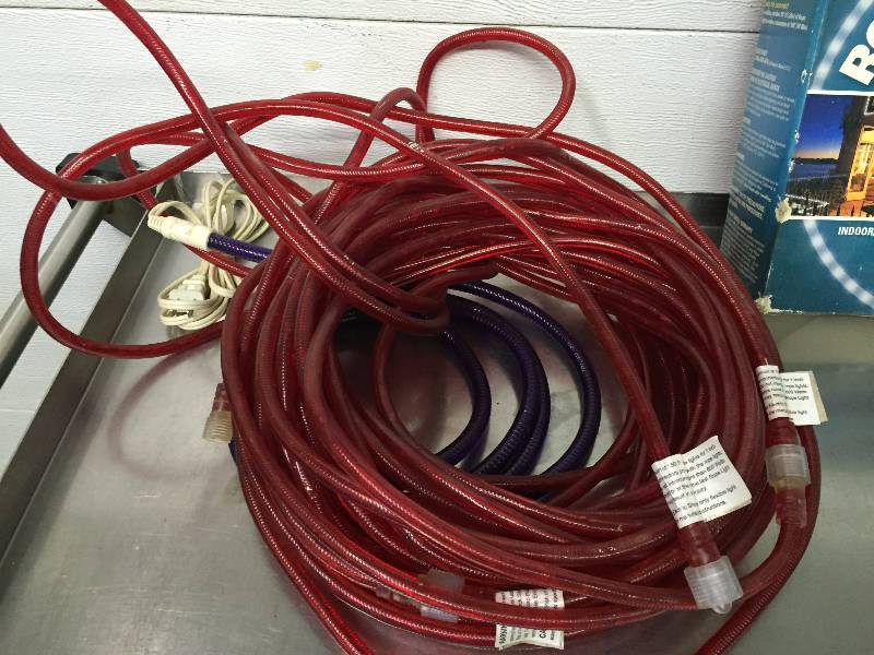ROPE LIGHTS RED, WHITE AND BLUE