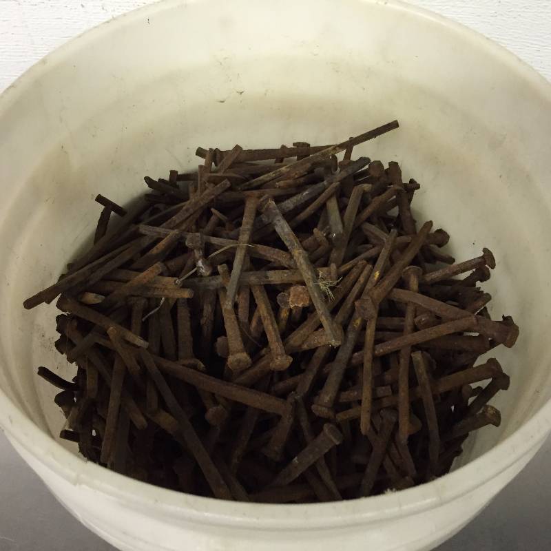 SQUARE HEADED NAILS (5 GALLON BUCKET)