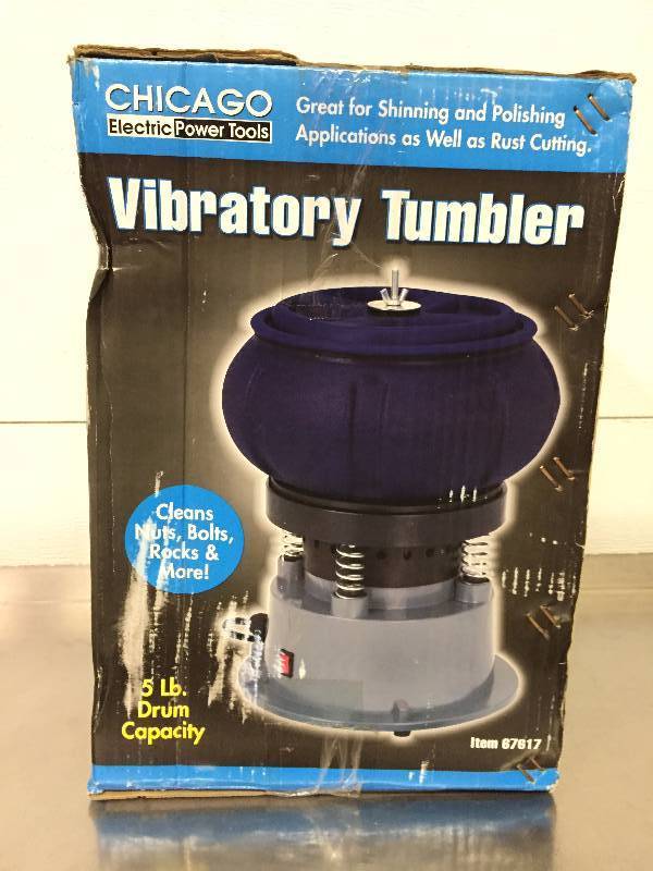 CHICAGO ELECTRIC VIBRATING TUMBLER POWER TOOL OCTOBER SHOP HOUSEHOLD