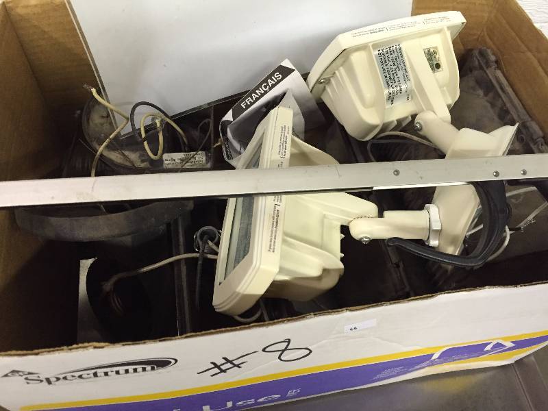 LIGHTS, ELECTRICAL, BOLTS, PLUMBING AND MISC ITEMS