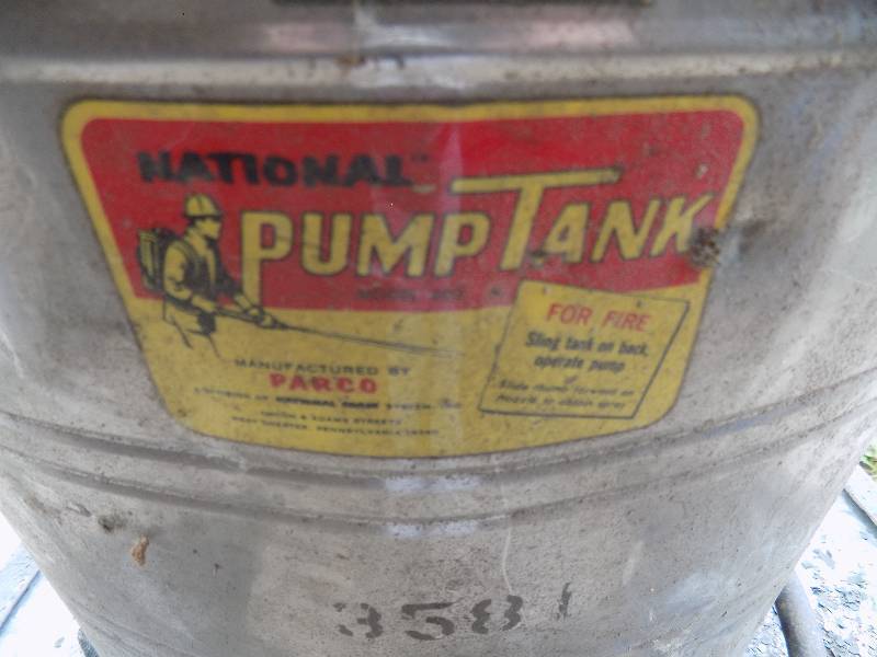 Antique Pump Tank