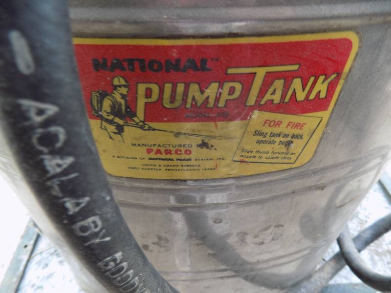 Vintage Pump Tank
