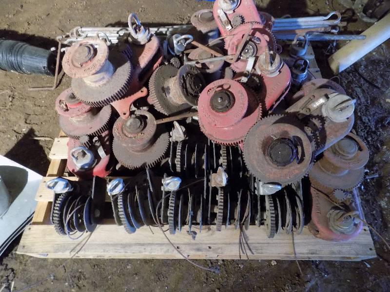 Pallet of Pulleys