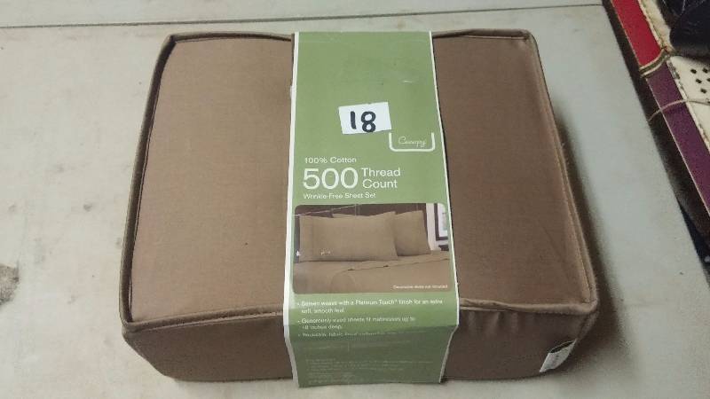 500 Thread colunt King Size sheets