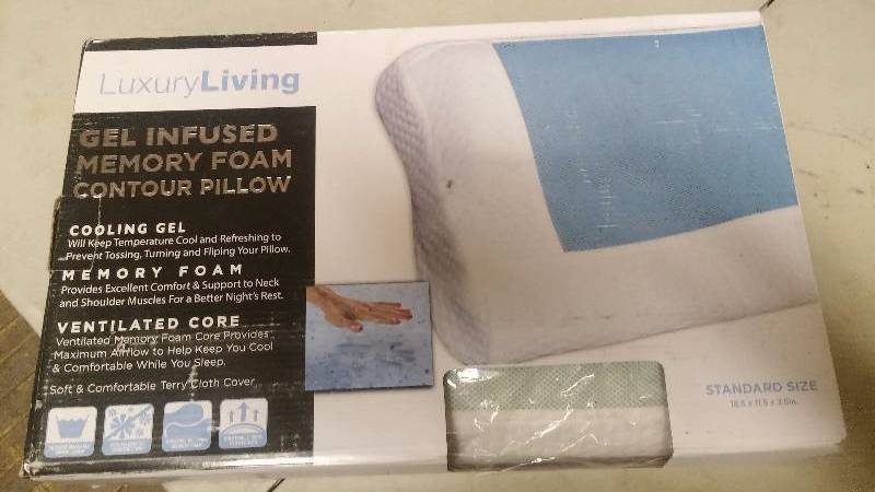 Gel Infused memory foam contour pillow