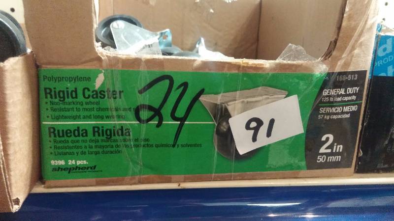 12 Rigid Casters