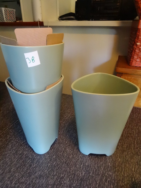 3 ikea flower pots