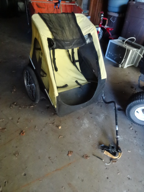 Bike pull kid hauler