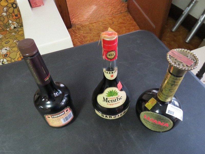 Vintage Liquor bottles