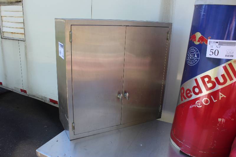 lot 49 image: 2- Door Metal Cabinet