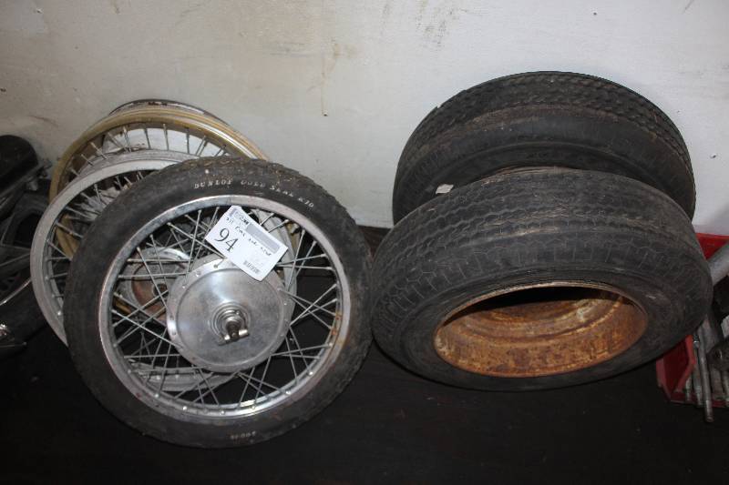 lot 94 image: Lot of Misc Wheels & Tires