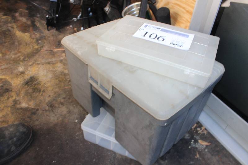 lot 106 image: Lot of (3) Organizer Boxes