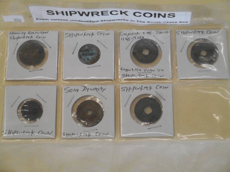 lot 38 image: Shipwreck coins from the South Chin...