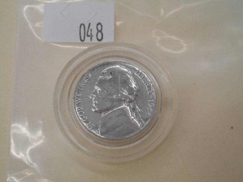 lot 48 image: 1944 D - Jefferson Silver Nickel - ...
