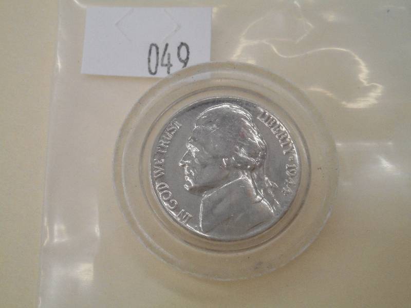 lot 49 image: 1944 P - Jefferson Silver Nickel - ...