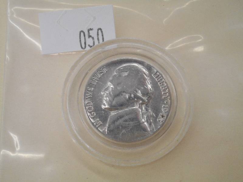 lot 50 image: 1943 P - Jefferson Silver Nickel - ...