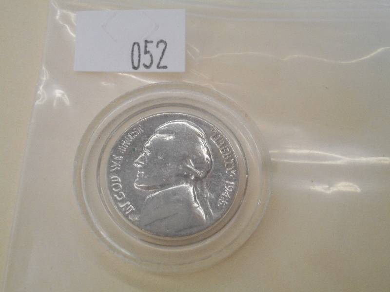 lot 52 image: 1945 S - Jefferson Silver Nickel - ...